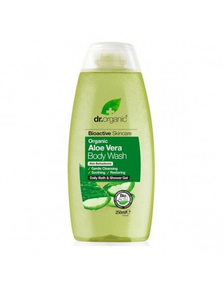 Gel pour le bain hydratant à l'aloe vera Bioactive Organic Dr.Organic (250 ml)