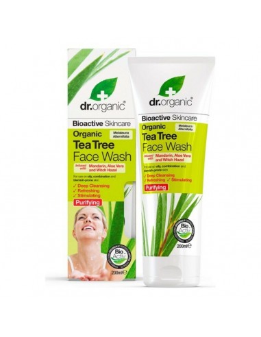 Gel nettoyant visage Bioactive Organic Dr.Organic (200 ml)