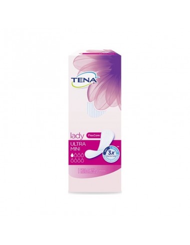 Compresses pour Incontinence Discreet Ultra Mini Tena (28 uds)