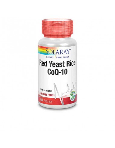 Capsules Solaray Red Yeast Rice Plus...