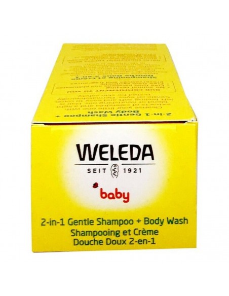 2-in-1 Gel et shampooing Baby Weleda Calendula (200 ml)