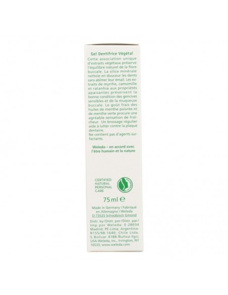 Dentifrice Oral Care Weleda (75 ml)