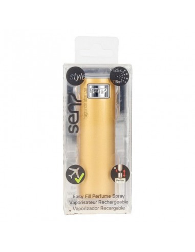 Atomiseur rechargeable Style Sen7 Parfum Doré (7,5 ml)