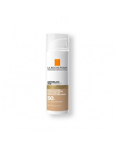 Protector Solar con Color La Roche Posay Anthelios Age Correct SPF 50 