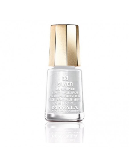 Esmalte de uñas Nail Color Mavala 38-silver (5 ml)