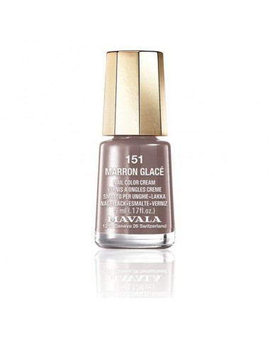 Esmalte de uñas Nail Color Mavala 151-marron glace (5 ml)