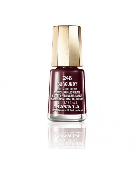 Nagellak Nail Color Mavala 248-burgundy (5 ml)