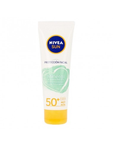 Crema Solar Sun Facial Mineral Nivea 50+ (50 ml)