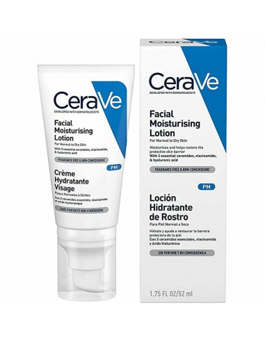 Lozione Viso Idratante CeraVe PM (52 ml)