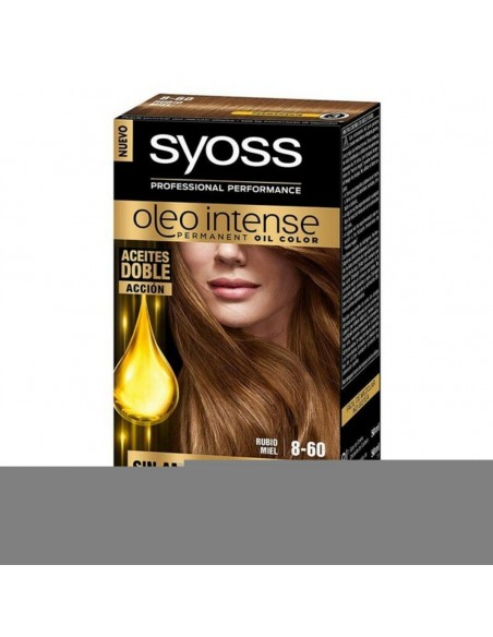 Dauerfärbung Olio Intense Syoss N 8,60 Honigblond
