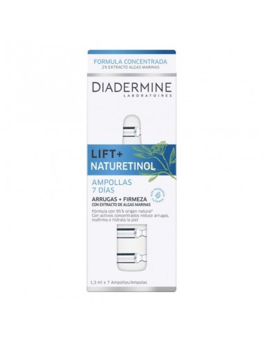 Anti-Rimpelbehandeling Lift+ Naturetinol Diadermine (7 x 1,3 ml)