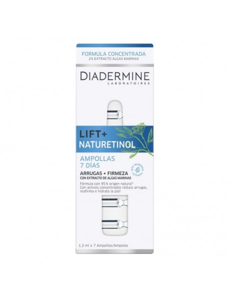 Anti-Rimpelbehandeling Lift+ Naturetinol Diadermine (7 x 1,3 ml)