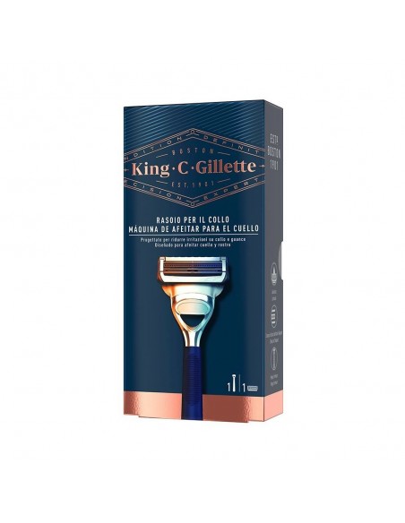 Manual shaving razor King C Gillette Neck Razor Blue