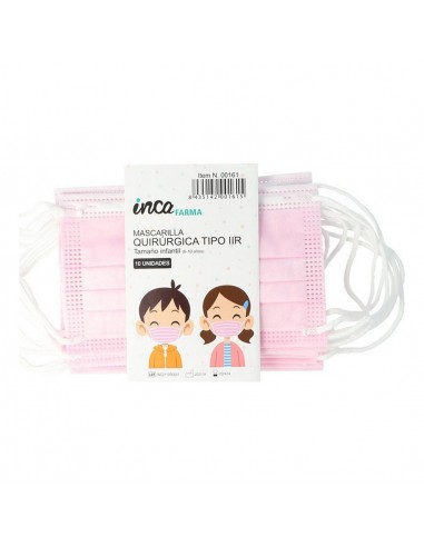 Disposable Surgical Mask Inca Farma Children's Pink