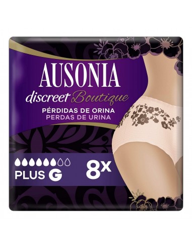 Compresses pour Incontinence Ausonia Discreet Boutique Grand (8 uds)