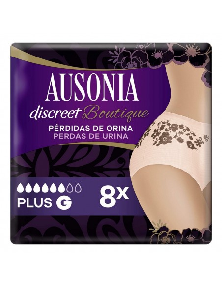 Compresses pour Incontinence Ausonia Discreet Boutique Grand (8 uds)