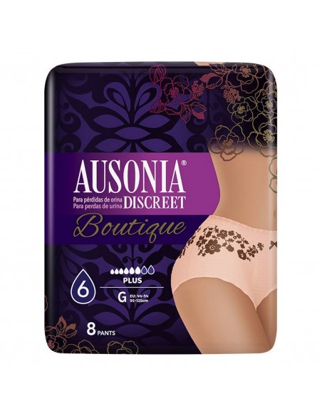 Compresses pour Incontinence Ausonia Discreet Boutique Grand (8 uds)