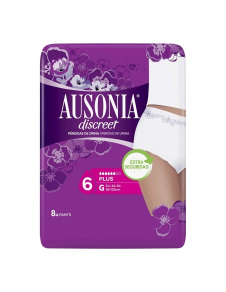 Compresses pour Incontinence Ausonia Discreet Grand (8 uds)