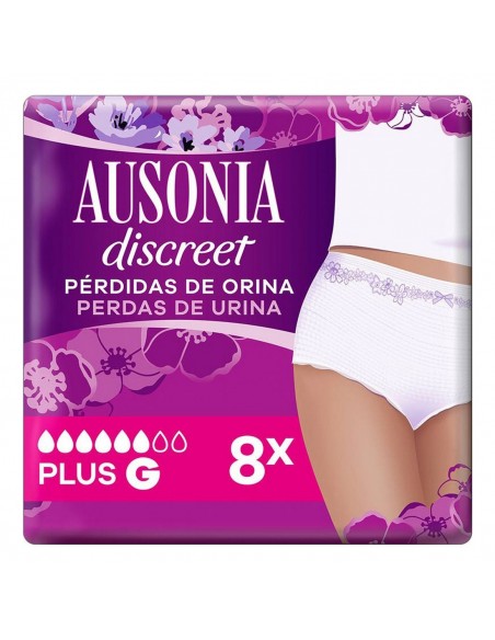 Compresses pour Incontinence Ausonia Discreet Grand (8 uds)