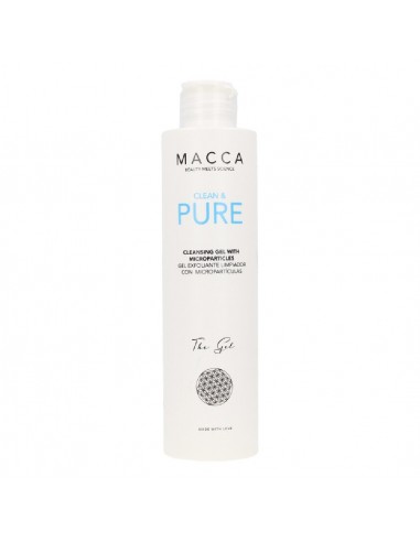 Exfoliërende Gezichtsgel Clean & Pure Macca Verzachtend (200 ml)