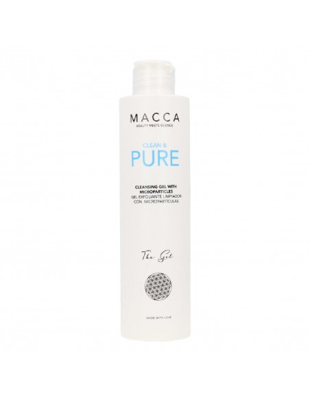 Exfoliërende Gezichtsgel Clean & Pure Macca Verzachtend (200 ml)