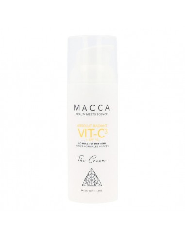 Crème éclaircissante Absolut Radiant VIT-C3 Macca Peau sèche Spf 15 (50 ml)