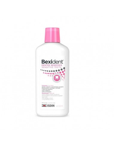 Bain de Bouche Isdin Bexident Dentes sensibles Anti-plaque (500 ml)