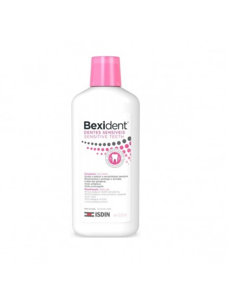 Bain de Bouche Isdin Bexident Dentes sensibles Anti-plaque (500 ml)