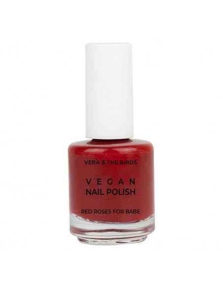 Esmalte de uñas Vegan Nail Polish Vera & The Birds Red Roses for Babe 