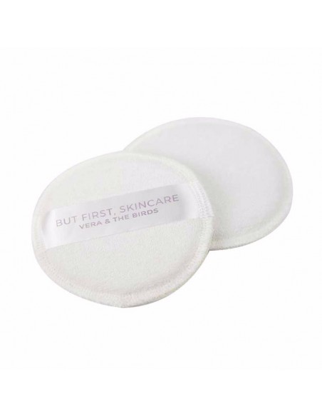 Make-up Remover Pads Vera & The Birds Herbruikbaar (2 uds)