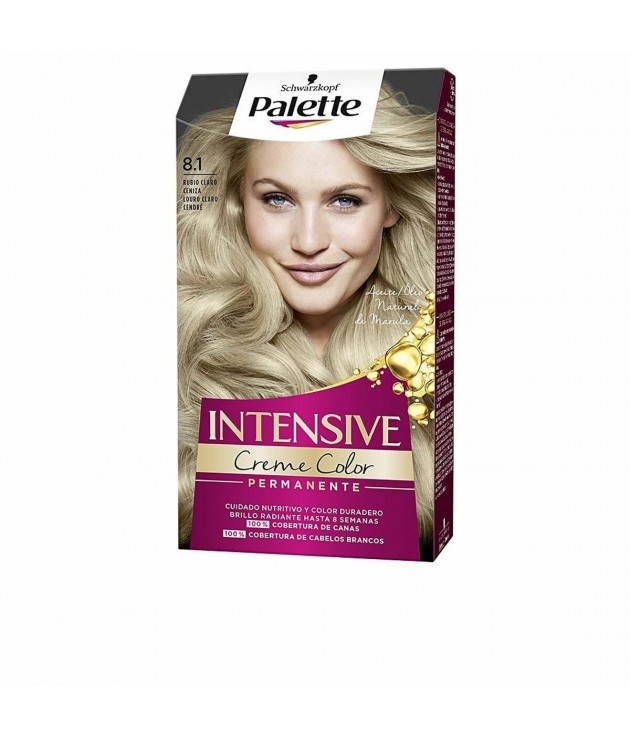 Permanente Kleur Palette Schwarzkopf 2241326 Light Asblond N 8,1