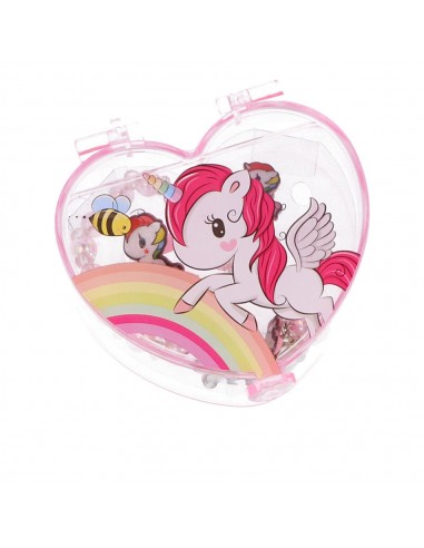 Kit de bijoux fantaisie Inca Coeur Licorne (5 pcs)