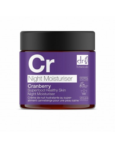 Crème de nuit Superfood Botanicals Hydratant Myrtille (60 ml)