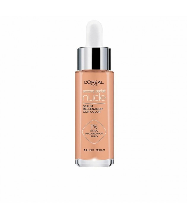 Base Cremosa per il Trucco L'Oreal Make Up Accord Parfait 3-4 (30 ml)