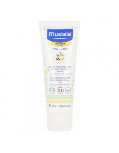 Crema Hidratante y Relajante Para Bebé Mustela Nourishing Face (40 ml)