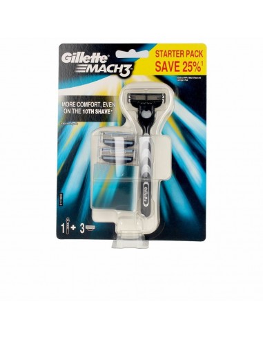 Set de rasage Gillette Mach 3 (4 pcs)