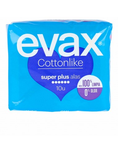 Compresas Super con Alas Evax (10 uds)