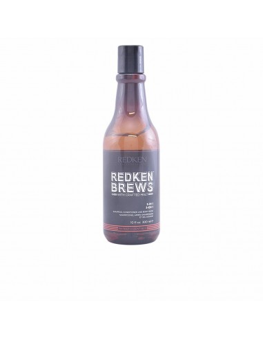 Champú, Acondicionador y Gel de Ducha Redken Brews Brews 3-in-1 (300 m