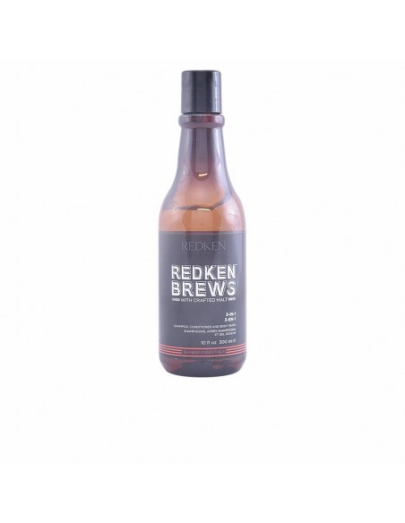 Champú, Acondicionador y Gel de Ducha Redken Brews Brews 3-in-1 (300 m