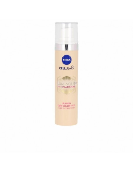 Loción con Color Nivea Luminous 630º Tratamiento Antimanchas Spf 20 (4