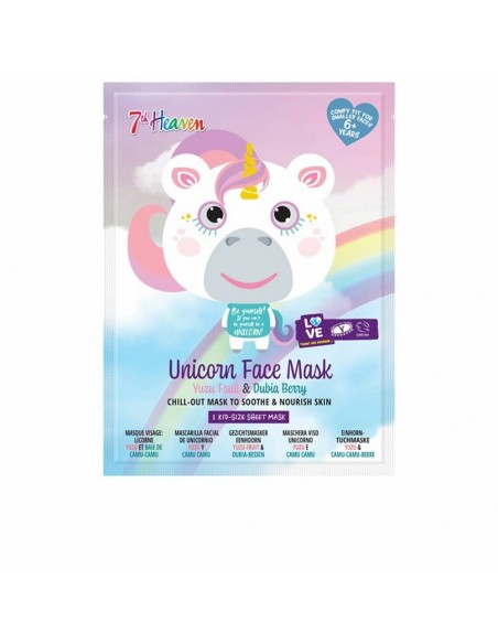 Mascarilla Facial 7th Heaven Animal Unicorn Revitalizador Nutritivo (1