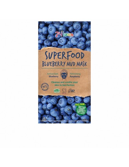 Gesichtsmaske 7th Heaven Superfood Antioxidans Blaubeere (10 g)