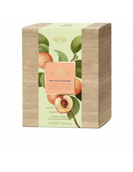 Unisex' Perfume Set 4711 Peach 2 Pieces Coriander