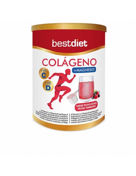 Collagène Best Diet Magnésium Poudres Fruits rouges (250 g)