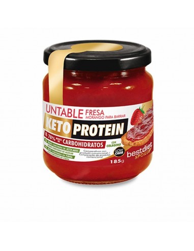 Jam Keto Protein Untable Proteïne Aardbei (185 g)