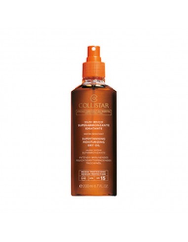 Autobronzant Corporel Collistar Supertanning Moisturizing Dry Oil SPF 15 (200 ml)