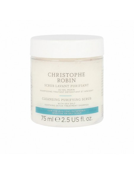 Haarexfoliator Christophe Robin Schoonmaakster Zout (75 ml)