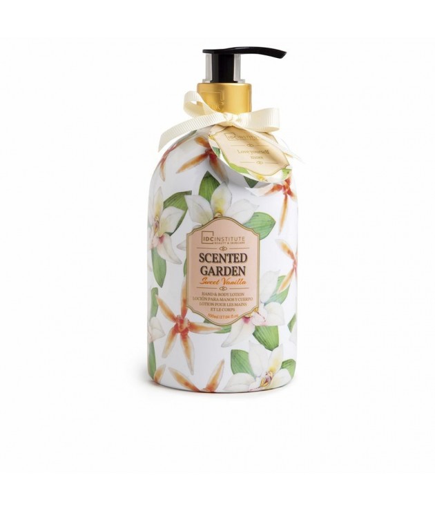 Body Lotion IDC Institute Scented Garden Sweet Vanilla Handen (500 ml)