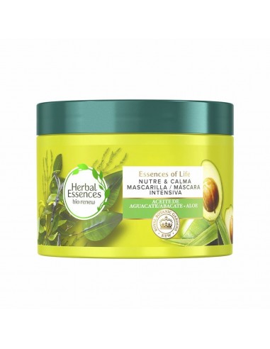 Masque nourrissant pour cheveux Herbal Botanicals Aloe Vera Avocat Calmant (450 ml)