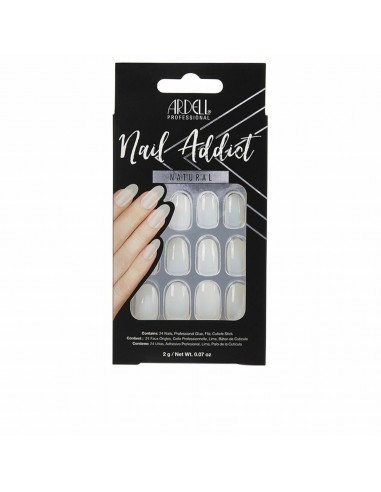 False nails Ardell Nail Addict Natural Oval (24 pcs)